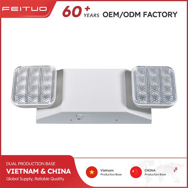 UL 94V-0 Twin Head LED Emergency Light