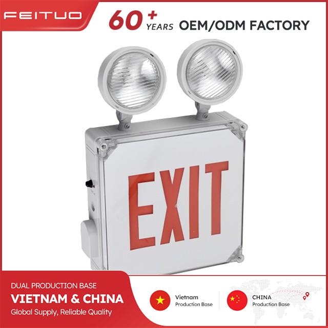 img of Dual Voltage Weatherproof Exit Combo 90min
