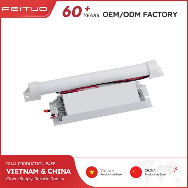img of Fluorescent emergency inverter with painted durable steel housing.