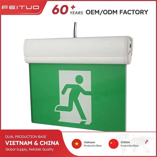Aluminum 6 Inch Running Man Led Emergency Exit Sign Csa Certified