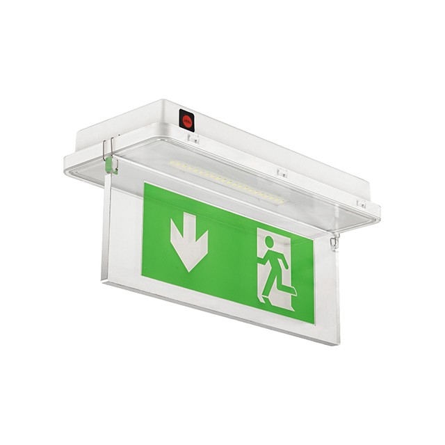 What is the difference between an exit sign and an emergency exit sign