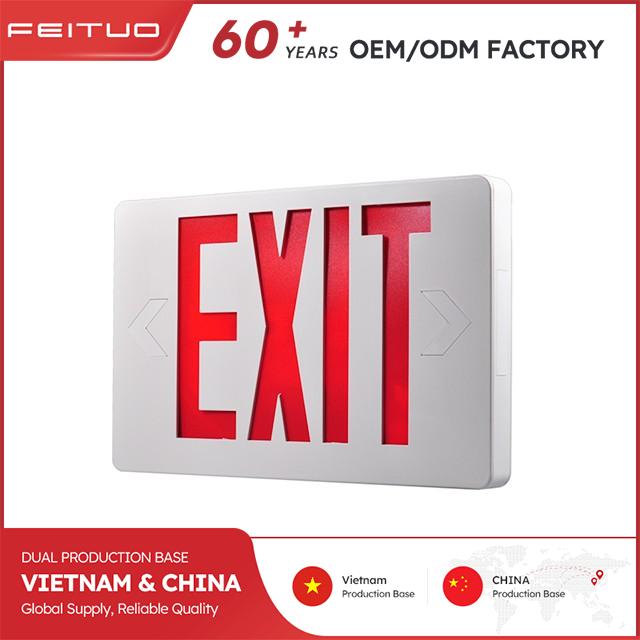 img of Universal UL LED Exit Sign Compatible with 120V-277VAC