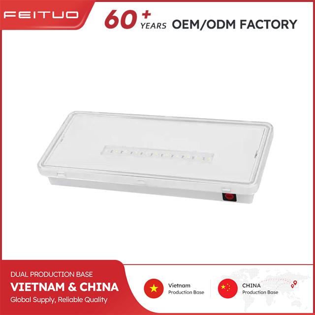 Ultra Slim Recessed Emergency Light 80lm IP65