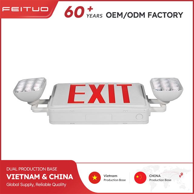 Exit Emergency Light Damp Locations Dual Voltage