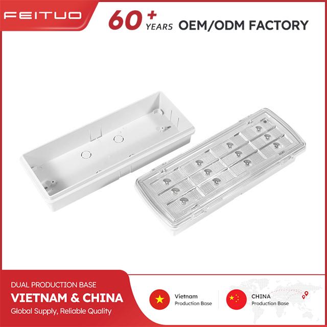 IP65-rated 12LED waterproof emergency luminaire