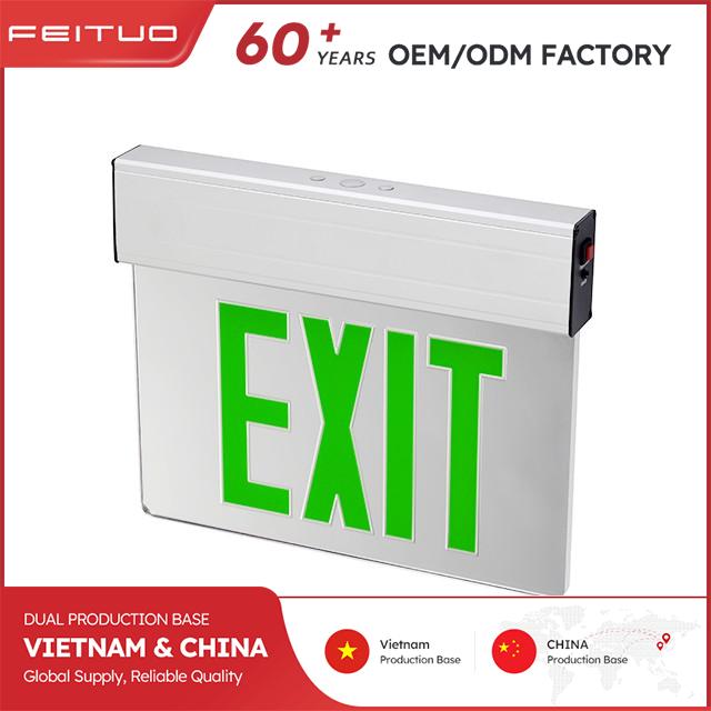 img of Innovative LED Exit Sign with Broad Voltage Compatibility