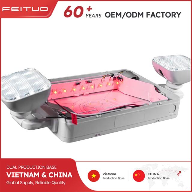 Dual Color LED Emergency Light with UL 94V-0 ABS Housing