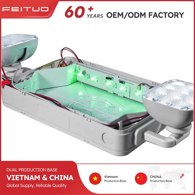Dual Color LED Emergency Light with UL 94V-0 ABS Housing