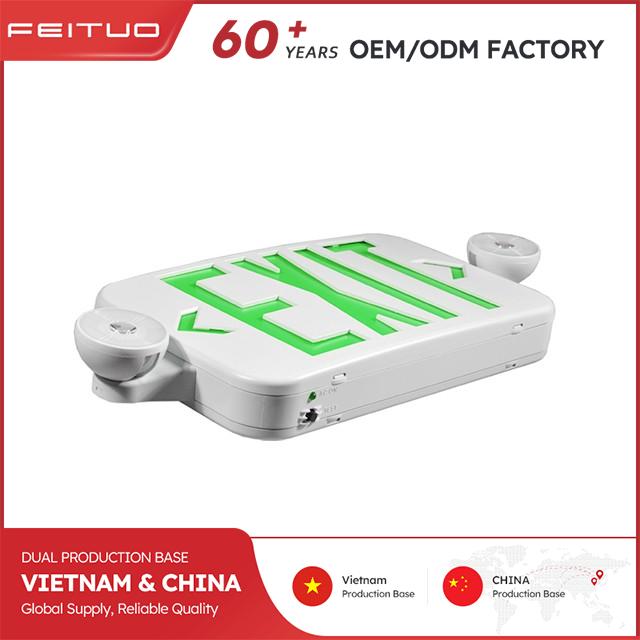 Commercial LED Exit Light with Extended Battery Life