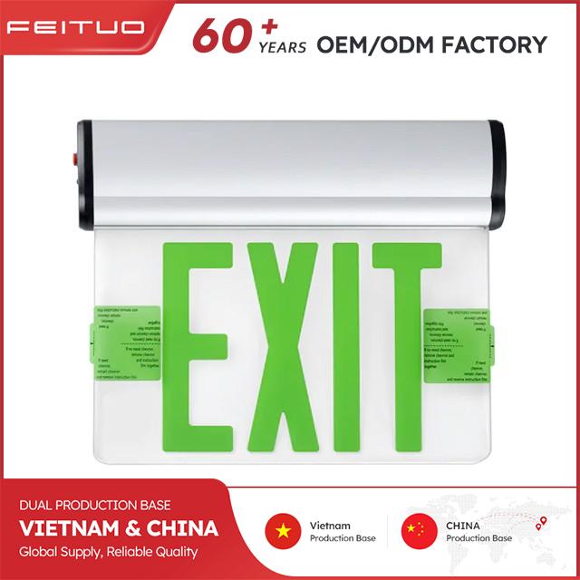 Quick-Mount Aluminum LED Exit Sign