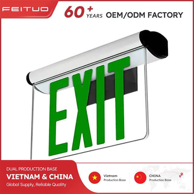 Quick-Mount Aluminum LED Exit Sign