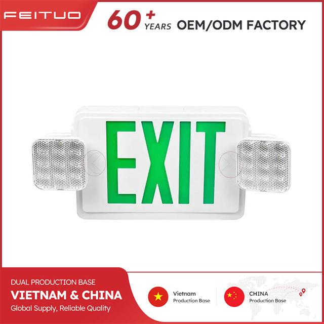 Quick-Setup LED Exit Sign with Emergency Capability