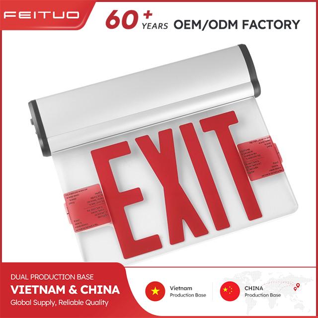 LED Exit Sign with Dual-Face Display Capability