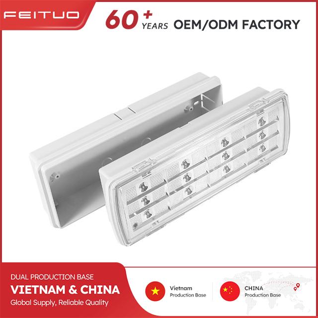 IP65-rated 12LED waterproof emergency luminaire