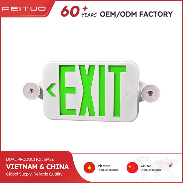 Commercial LED Exit Light with Extended Battery Life
