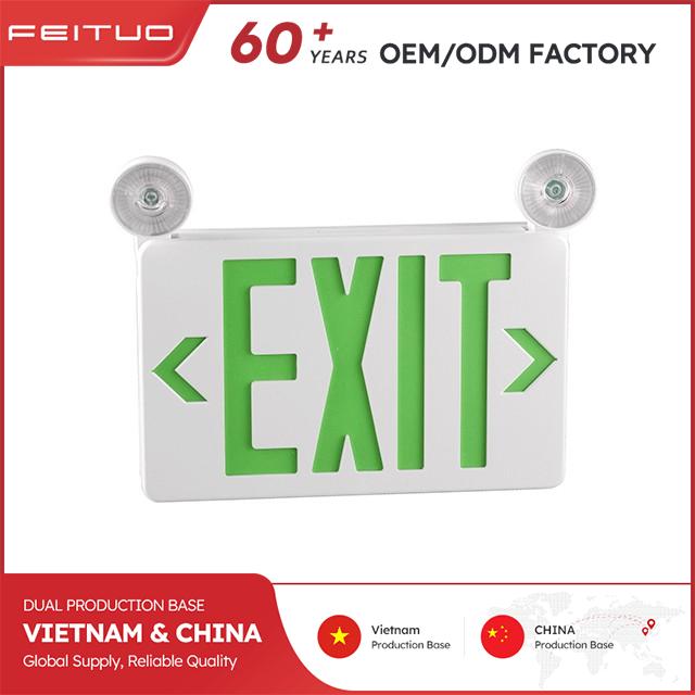 Dual Color LED Emergency Combo for Exit Sign Applications