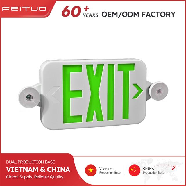 Commercial LED Exit Light with Extended Battery Life
