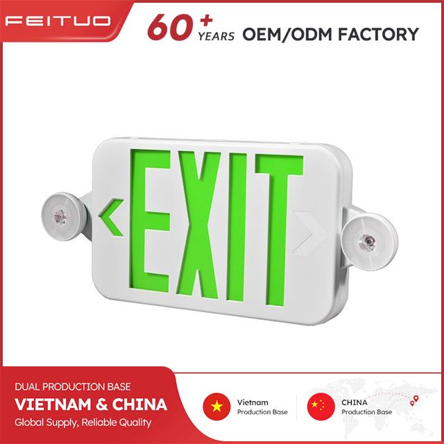 Commercial LED Exit Light with Extended Battery Life