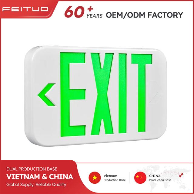 5PCS Powerful Green LED lights EXIT SIGN