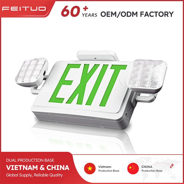 Dual Color LED Emergency Light with UL 94V-0 ABS Housing