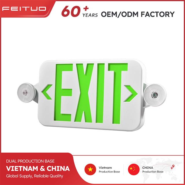 Commercial LED Exit Light with Extended Battery Life