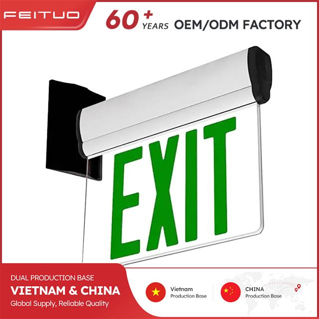 Quick-Mount Aluminum LED Exit Sign
