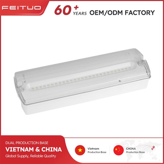 Slim waterproof emergency light With an IP65 rating