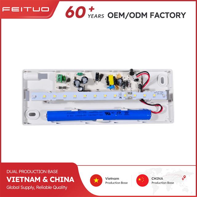 LED Emergency Light with ABS Base and PC Cover