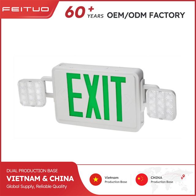 Quick-Setup LED Exit Sign with Emergency Capability