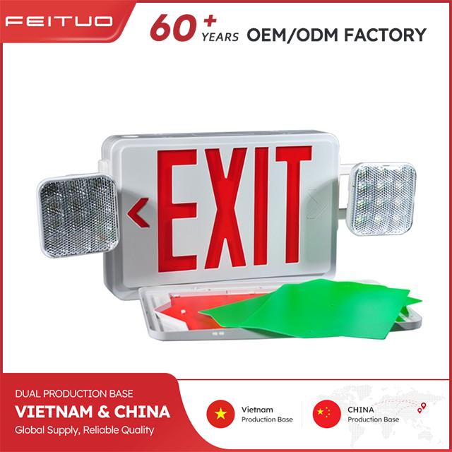 Dual Color LED Emergency Light with UL 94V-0 ABS Housing