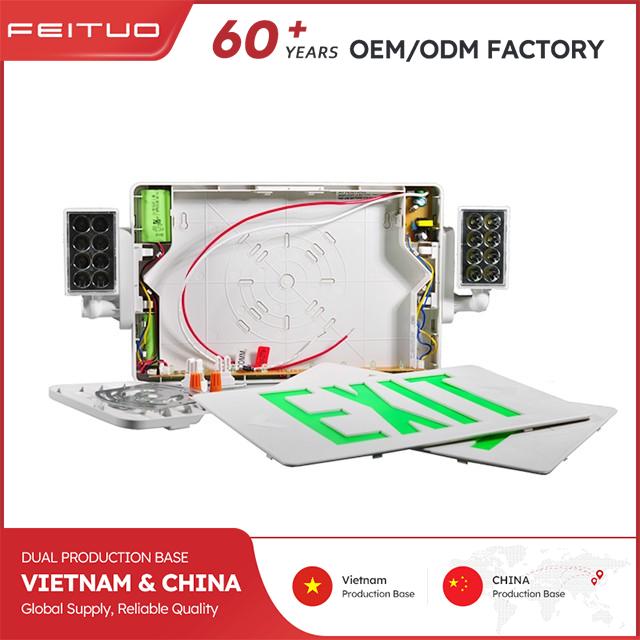 Green Emergency Exit Combo with High Brightness LEDs