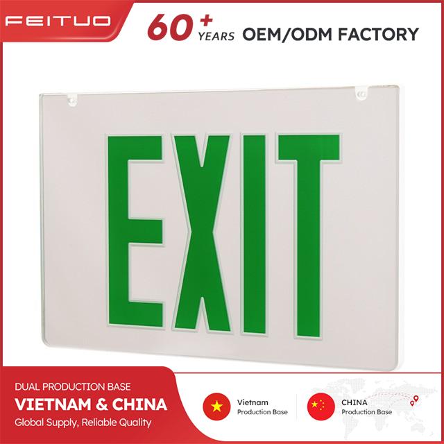 Mirror Exit Sign Acrylic Panel