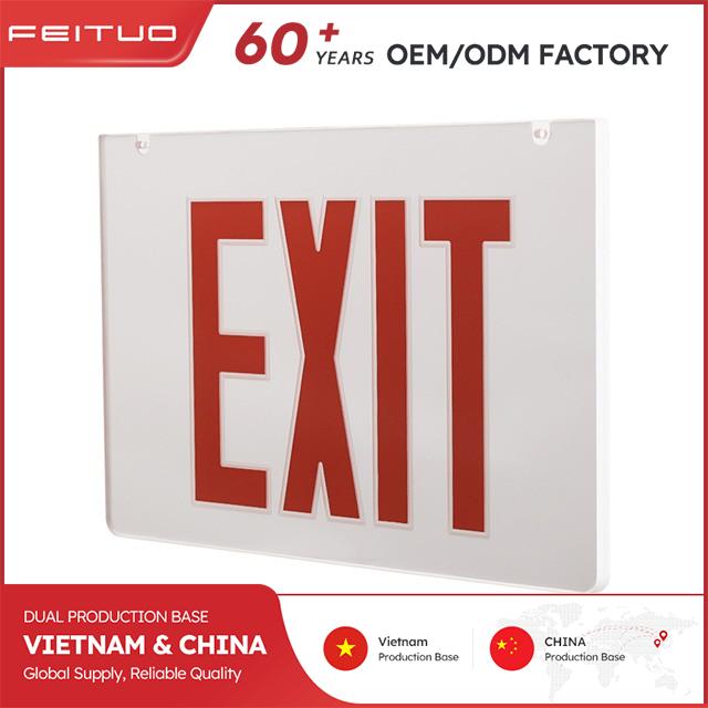 Mirror Exit Sign Acrylic Panel