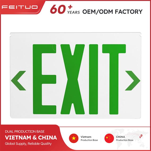 Mirror Exit Sign Acrylic Panel