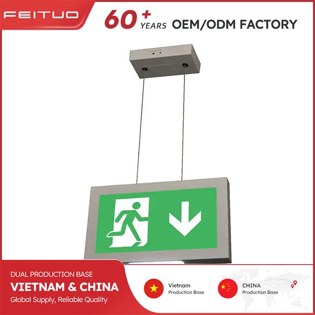 Cord Suspended Ceiling Mounted Exit Signs