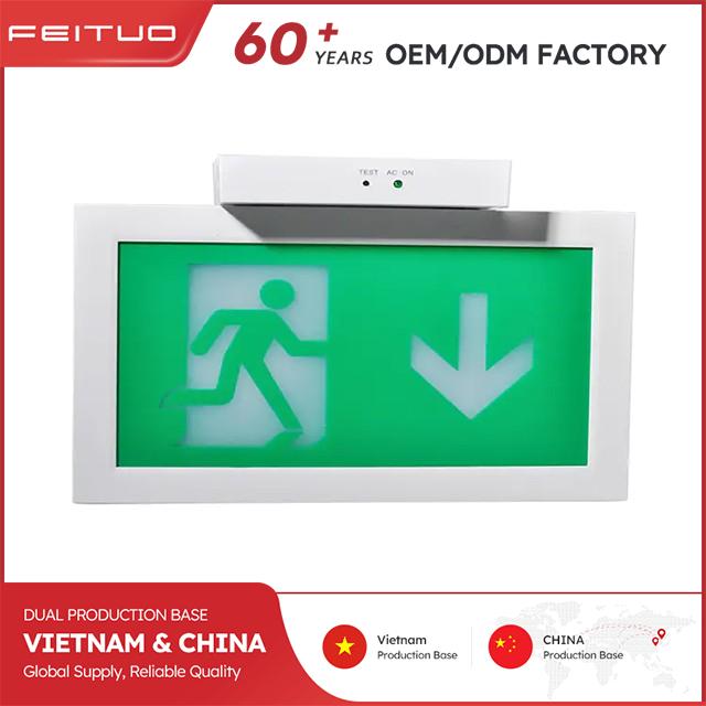 img of Ceiling Mounted Double Face Exit Signs