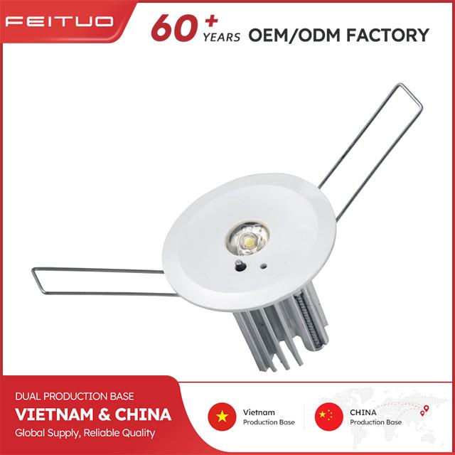 img of 2W Round Recessed Non Maintained Emergency LED DownLight
