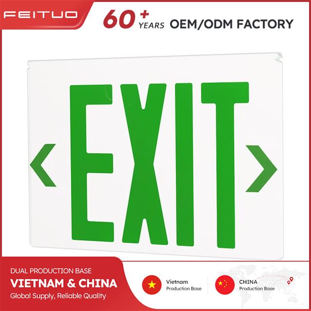 Mirror Exit Sign Acrylic Panel