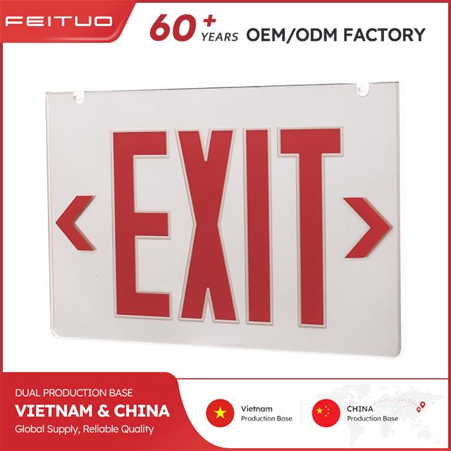 Mirror Exit Sign Acrylic Panel