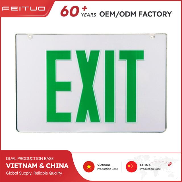 Mirror Exit Sign Acrylic Panel