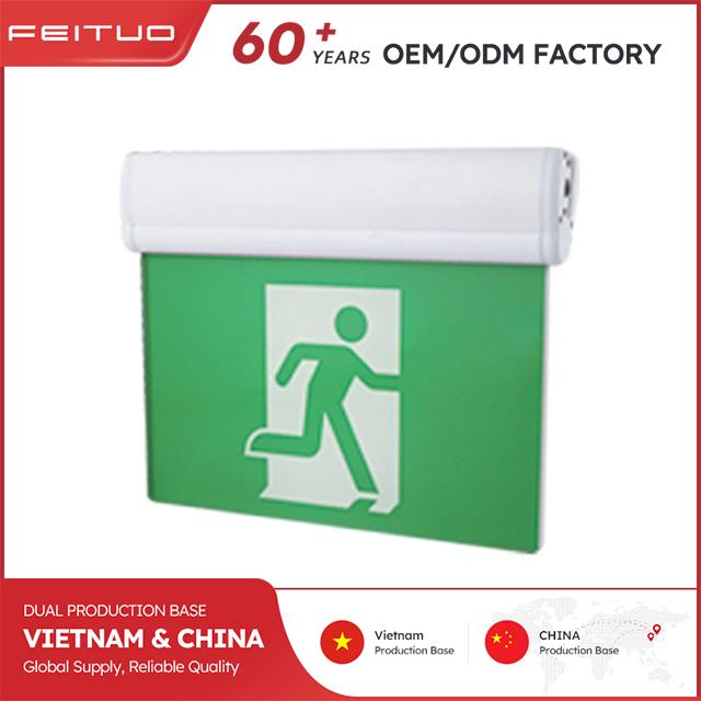 Aluminum 6 Inch Running Man Led Emergency Exit Sign Csa Certified