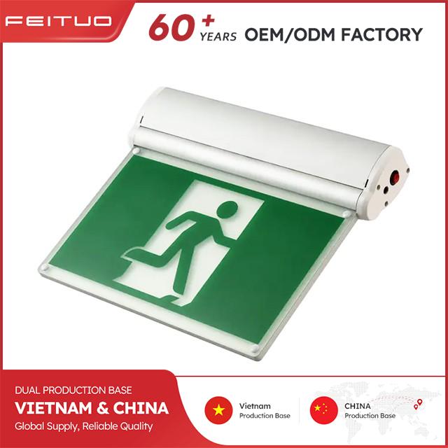 Aluminum 6 Inch Running Man Led Emergency Exit Sign Csa Certified