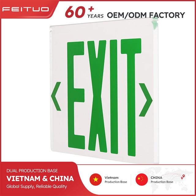 Mirror Exit Sign Acrylic Panel